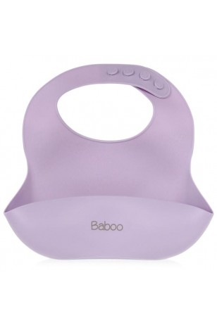 Baboo Silikon Mama Önlüğü (Lilac)