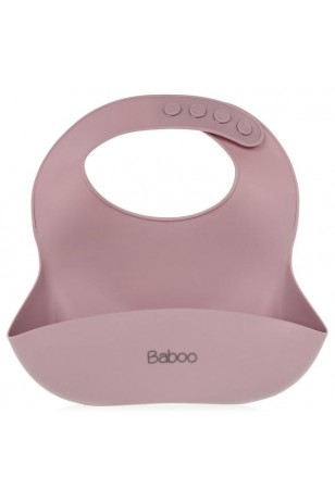 Baboo Silikon Mama Önlüğü (Mauve)