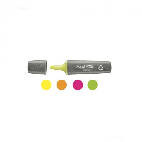 Carioca Eco Family Fosforlu İşaretleme Kalemi 4 Lü 4 Renk
