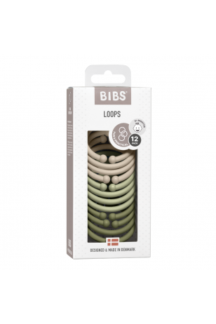 Bibs Loops 12  li (Vanilla / Sage / Olive)