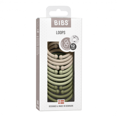 Bibs Loops 12  li (Vanilla / Sage / Olive)
