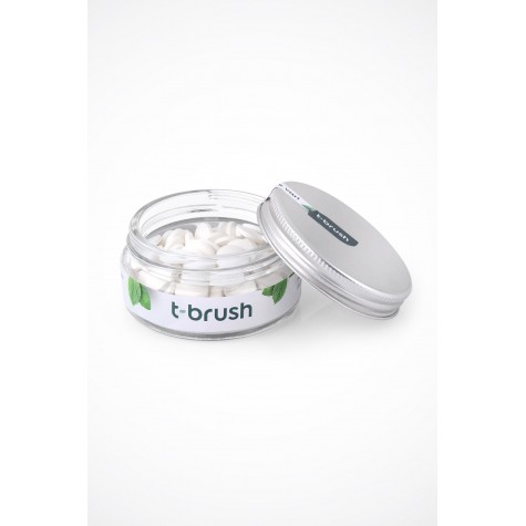 t-brush Nane Aromalı Diş Macunu Tableti-Florürlü